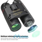 Pocket Telescope 30x60 Folding Binoculars Low Light Night Vision Travel Camping