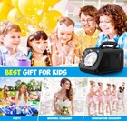 Portable Bubble Machine Automatic Bubble Blower W  20000  Bubbles For Kids Party