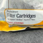 Aqueon Minibow Aquarium Filter Cartridges Small Size S 3 Pack Replacement New