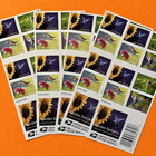 Usps Genuine  5 Sheets Of 20 100pcs  Forever Stamps Garden Delights Stamps