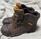 Dewalt Hadley Men s Waterproof  Dark Brown  Steel Safety Toe Work Boot Size 9 5