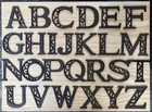 Cast Iron Letter  r  Ornate Scroll Filigree Monogram Alphabet Decor W  Screws