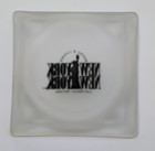 Vintage New York New York Hotel Casino Frosted Glass Ashtray Las Vegas Nevada Nv