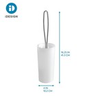 Mainstays Loop Toilet Bowl Brush And Holder Set  Frost