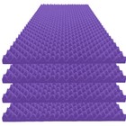 8 Pcs Acoustic Panels Egg Crate Foam Soundproof Foam Wall Panels 48  x24  x2  