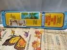 Vintage Calendar Bamboo Scroll Art Wall Hanging Four Seasons scenic Woods 1983