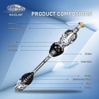 Cv Axle Front Pair For Toyota Venza Fwd 2009 2010 2011 2012 2013 2014 2015