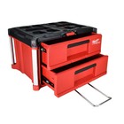 Milwaukee 48-22-8442 Packout Impact Resistant 2-drawer Tool Box  50lbs Capacity
