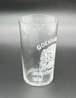 Goenner   Co Acid Etched Shell Beer Glass   Pre Pro Barware   Man Cave Bar Decor