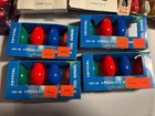 19x Vintage Mixed Lot Of C-7 1 2 C7 C6 C9 Christmas Light Bulbs Some Nib