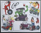 Coop Mark Of The Beast Shop Used Laminated Tattoo Flash Set 13 Sheets Plus Lines