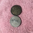 Morgan Silver Dollar Coins   Lot Of 2 Au   Details Coins  Pre 1921  Lot   18-b