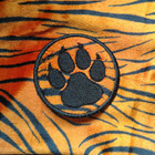 Tiger Print Paw Patch Faux Fur Appliqu   Embroidered Animal Print Patch