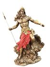 Poseidon Statue   Greek God Of Sea  Neptune Figurine  Handmade Sculpture 30cm