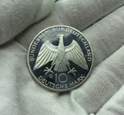 1972 West Germany 10 Mark Munchen Olympics Silver Proof Km 131 R315