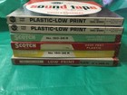 Six Vintage Reel To Reel Scotch    Rca Audio Recording Tapes 1 4     X 10   1 2    