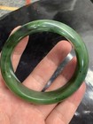Nephrite Jade Bangle Handmade Natural Stone Aaa