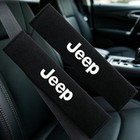 2pcs Jeep Seat Belt Cover Adjustable Car Safety Belt Shoulder Pads Soft Comfort