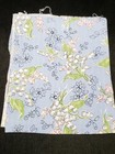 Best Vintage Feedsack Flour Sack Fabric Floral On Blue 1940s Quilt Remnant