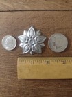 New Steel Metal Flower Rosette Ornament Steamer Trunk Hardware Parts