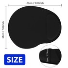Mouse Mat Gaming Anti-slip Large Pad Pc  Computer Foam Black Wrist Support