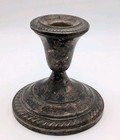 Vintage Hamilton Sterling Silver Weighted Candlestick Holder 5  Ornate