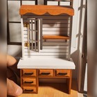 Finished Miniature Garden Cabinet 1 12 Scale Dollhouse Handmade Craft Assembled