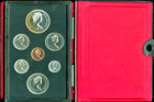 1976 Canada 7 Coin Mint Set With Toned Silver Dollar
