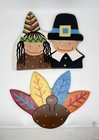 Coton Colors Happy Everything Large Attachment Thanksgiving Pilgrims   Turkey