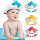 Adjustable Kids Baby Shower Cap Children Shampoo Bath Wash Hair Shield Visor Hat