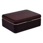 Wolf Bella Large Jewelry Box- Bordeaux