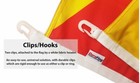 Mexico Dura Flag 5 X 3 Ft Heavy Duty Durable With Clips   Hooks Mexican Outdoor