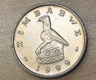 1999 Zimbabwe 10 Cents Baobab Tree