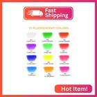 Artecho 12pcs Neon Soft Pastels  Square Chalk For Drawing  Blending  Layering  S