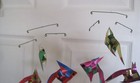 2 Ribbon Origami Fish Mobiles Handmade Colorful