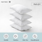 12x20 Pillow Insert - Set Of 4 White Decorative Pillow For Sofa Bed  Fluffy P   