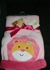 New Baby Gear Blanket Lion All Purpose  Pink Yellow Face Soft Plush Swaddle Warm