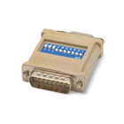 Mac Db15 To Vga Hd15 Adapter With 10-position Switch - Beige