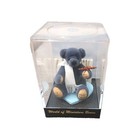 World Of Miniatures Bear Teddy  skylar  Blue Theresa Yang 1 5  Pilot Scarf Plane