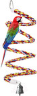 Bird Rope Perch 63 Inch Cotton Swing Toy With Bell For Small To Large Parrots