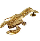 Lobster Crab Prawn Shape Door Knocker 6  Solid Heavy Brass  Banger Small Version