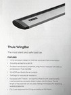 Pair Of Thule 961 Wingbars 118cm Anodised Silver Aluminium Excellent Used