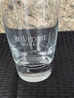Belvedere Vodka Etched Clear Glass Crystal Martini Cocktail Pitcher 11  Barware