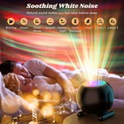 Northern Light Projector With 8 White Noise Aurora Night Light Led Bedside Lamp