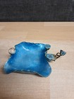 Antique Chinese Lotus Leaf Blue Brush Bowl