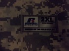 Russell Athletic Gt Georgia Tech Football Stretch Shirt Acu Fast Dry Level 1 L1