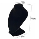 Black Mannequin Necklace Jewelry Pendant Display Stand Holder Show Decorate
