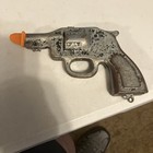 Vintage Metal Steel Toy Gun Pistol Antique Cowboy Western Toy Look Wow