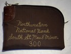 Vintage Northeastern National Bank Money Bag South St  Paul Mn  300 W  2 Keys