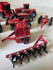 Vintage Ertl 1 64 Scale 13 Pc Case Ih Tractors Planters Implements Spray Rigs